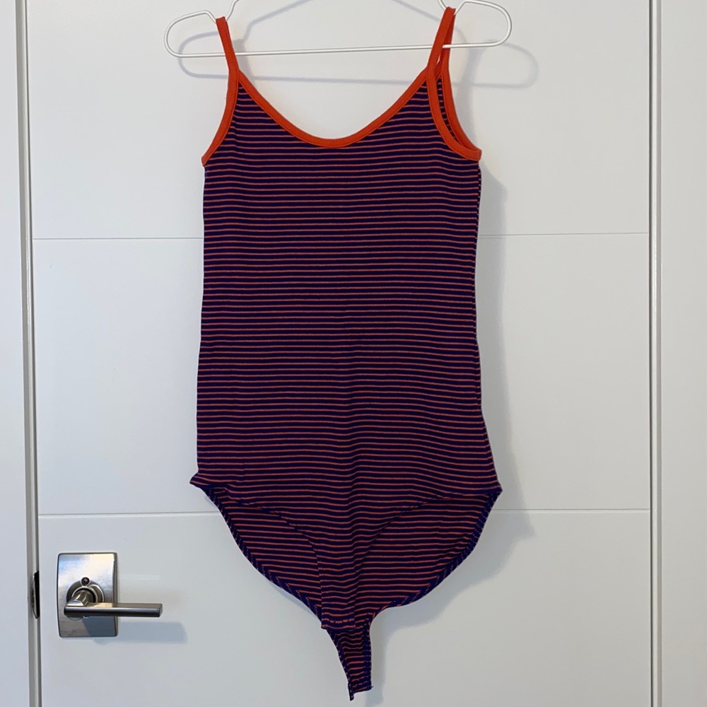 Gap striped bodysuit M tall